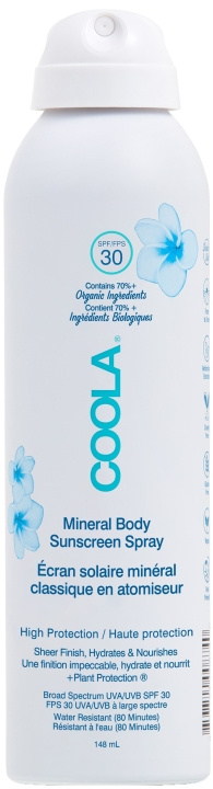 Coola Mineralsk kropsspray uden parfume - SPF 30 i gruppen SKØNHED & HELSE / Hudpleje / Tanning / Solbeskyttelse hos TP E-commerce Nordic AB (D29312)