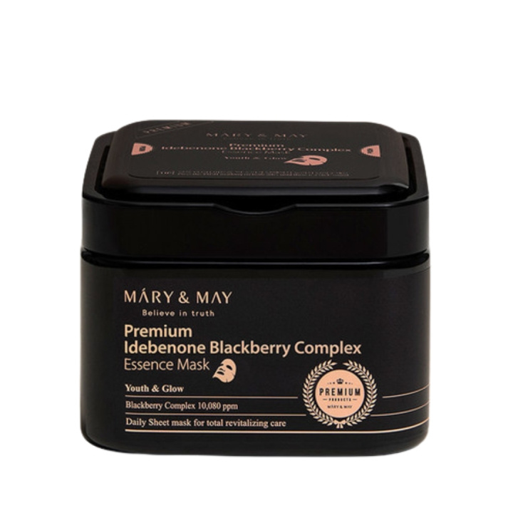 Mary&May Idebenone Blackberry Complex Essence Mask i gruppen SKØNHED & HELSE / Hudpleje / Ansigt / Masker hos TP E-commerce Nordic AB (D29417)