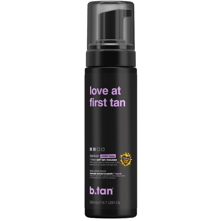 b.tan Love At First Tan Tan Mousse 200 ml i gruppen SKØNHED & HELSE / Hudpleje / Tanning / Brun uden sol hos TP E-commerce Nordic AB (D29426)