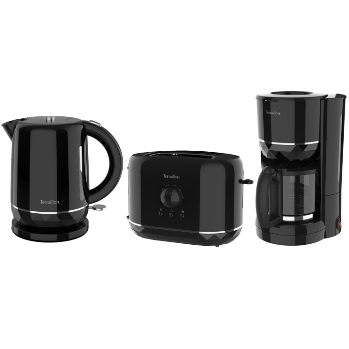 Terraillon Diamond Frukostpaket Serie Svart i gruppen HJEM, HUS & HAVE / Husholdningsapparater / Kaffe og espresso hos TP E-commerce Nordic AB (D29489)