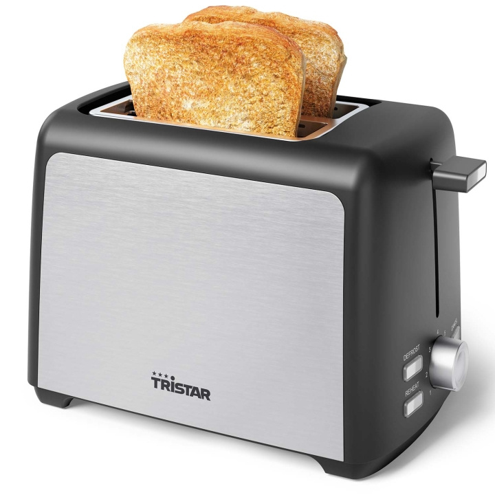 Tristar Brödrost BR-1058 Rostfri 2 skivors 800W i gruppen HJEM, HUS & HAVE / Husholdningsapparater / Brødristere & Sandwich Makers / Brødristere hos TP E-commerce Nordic AB (D29498)