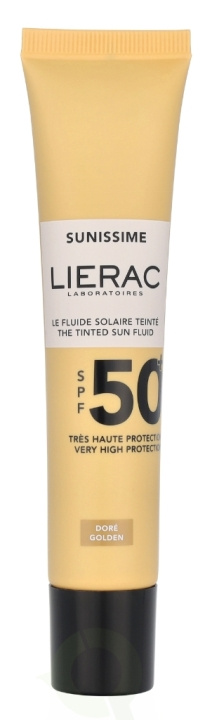 Lierac Paris Lierac Sunissime The Tinted Velvety Sun Fluid SPF50+ 40 ml Golden i gruppen SKØNHED & HELSE / Hudpleje / Tanning / Solbeskyttelse hos TP E-commerce Nordic AB (D29551)