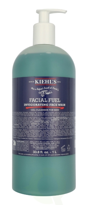 Kiehl\'s Men Facial Fuel Energizing Face Wash 1000 ml i gruppen SKØNHED & HELSE / Hudpleje / Ansigt / Rengøring hos TP E-commerce Nordic AB (D29569)
