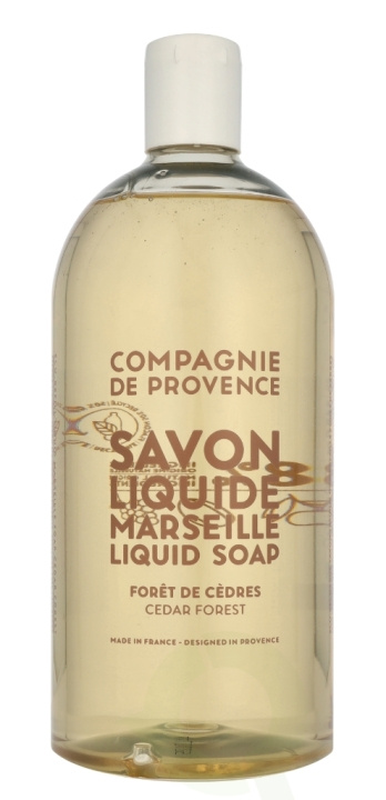 Compagnie De Provence Liquid Marseille Soap Refill 1000 ml Cedar Forest i gruppen SKØNHED & HELSE / Hudpleje / Kropspleje / Duft sæbe hos TP E-commerce Nordic AB (D29577)