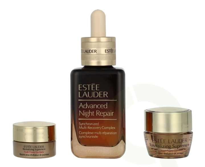 Estee Lauder Collagen Power Glow Set 58 ml Night Repair 50ml,/Revitalizing Supreme + Youth Power Eye Balm 3ml/Revitalizing Supreme/Youth Power Creme 5ml, i gruppen SKØNHED & HELSE / Hudpleje / Ansigt / Hudserum hos TP E-commerce Nordic AB (D29589)