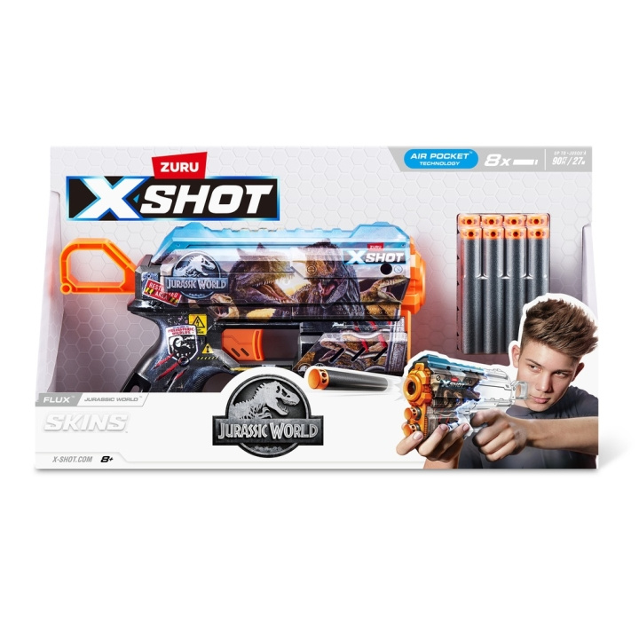 X-Shot Skins - Flux Jurassic (8 dartpile) (36755-S001) i gruppen LEGETØJ, BØRN & BABY / Legetøj / Action spil hos TP E-commerce Nordic AB (D29677)