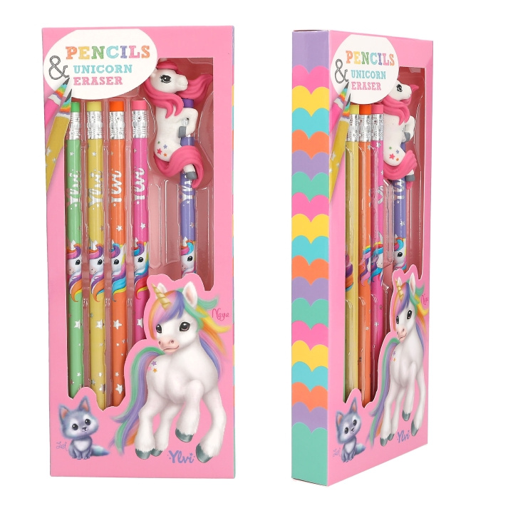 Ylvi Regnbue-blyantsæt - Regnbue i gruppen LEGETØJ, BØRN & BABY / Legetøj / Hobbyartikler hos TP E-commerce Nordic AB (D29682)