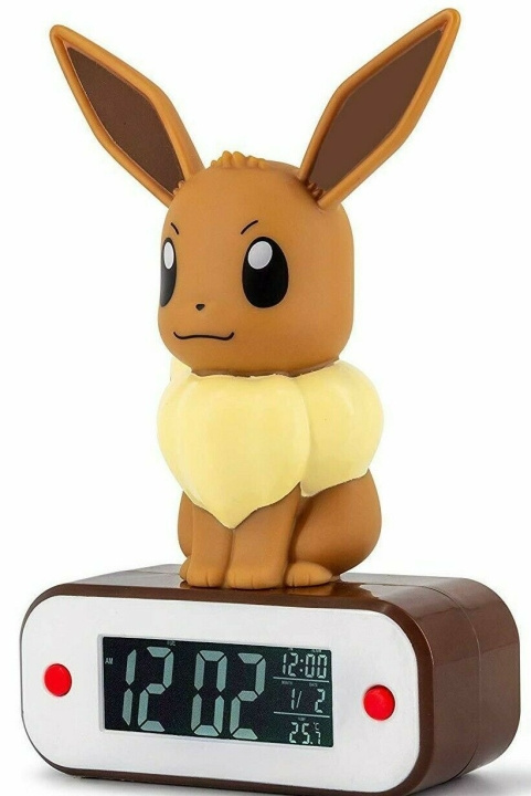 Pokémon Eevee lysende vækkeur (52800POKE8) i gruppen HJEM, HUS & HAVE / Ure og tællere / Vækkeure hos TP E-commerce Nordic AB (D29692)