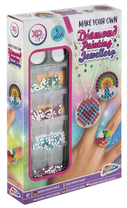 XO Style Lav dine egne smykker med diamantmaleri (240011) i gruppen LEGETØJ, BØRN & BABY / Legetøj / Hobbyartikler hos TP E-commerce Nordic AB (D29697)