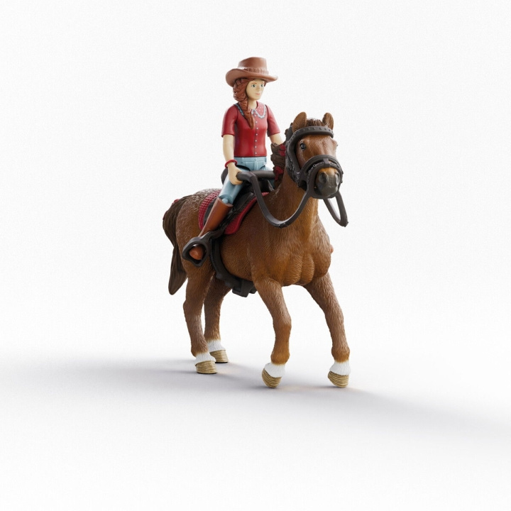 Schleich Horse Club Hannah & Cayenne - (42711) i gruppen LEGETØJ, BØRN & BABY / Legetøj / Figurer, miniaturer og tilbehør hos TP E-commerce Nordic AB (D29708)