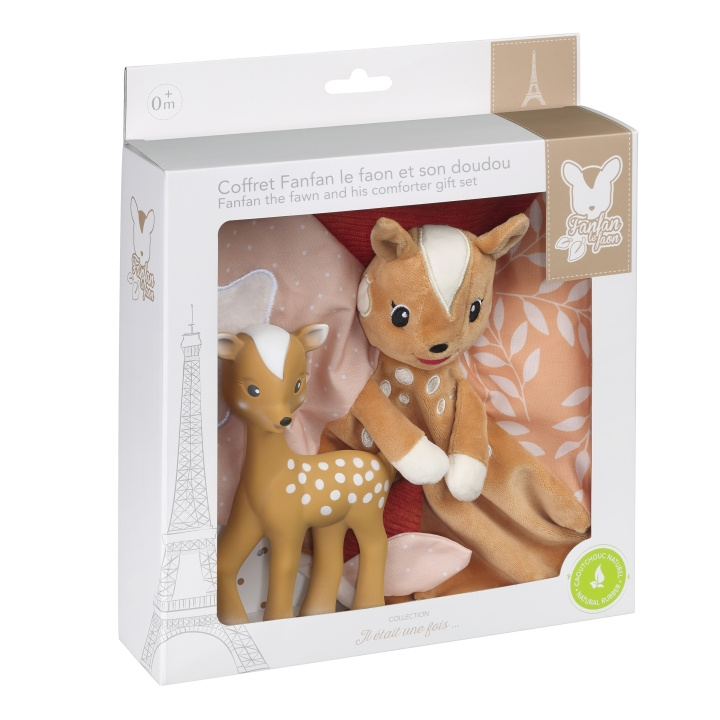 Sophie la Girafe le Faon + dyne gavesæt (850808) i gruppen LEGETØJ, BØRN & BABY / Babyleg (0-3 år) / Tøjdyr hos TP E-commerce Nordic AB (D29794)