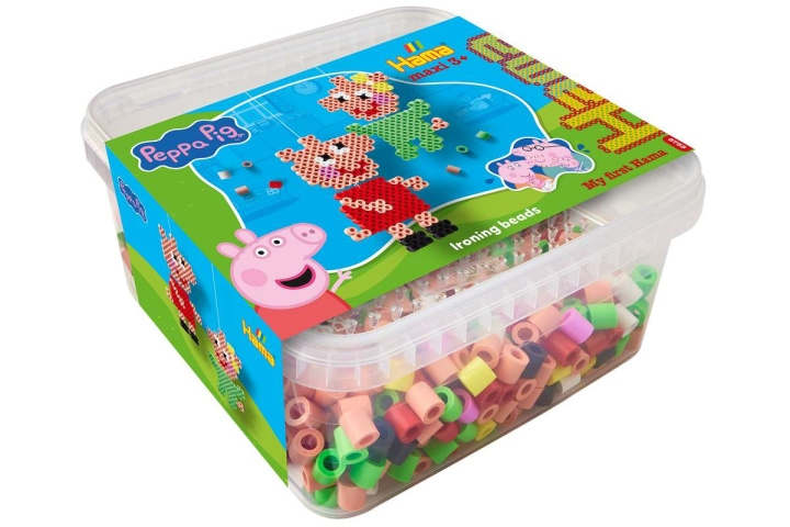 Peppa Pig Hama - Maxi perler Peppa Pig & lillesøster (388755) i gruppen LEGETØJ, BØRN & BABY / Legetøj / Hobbyartikler hos TP E-commerce Nordic AB (D29802)