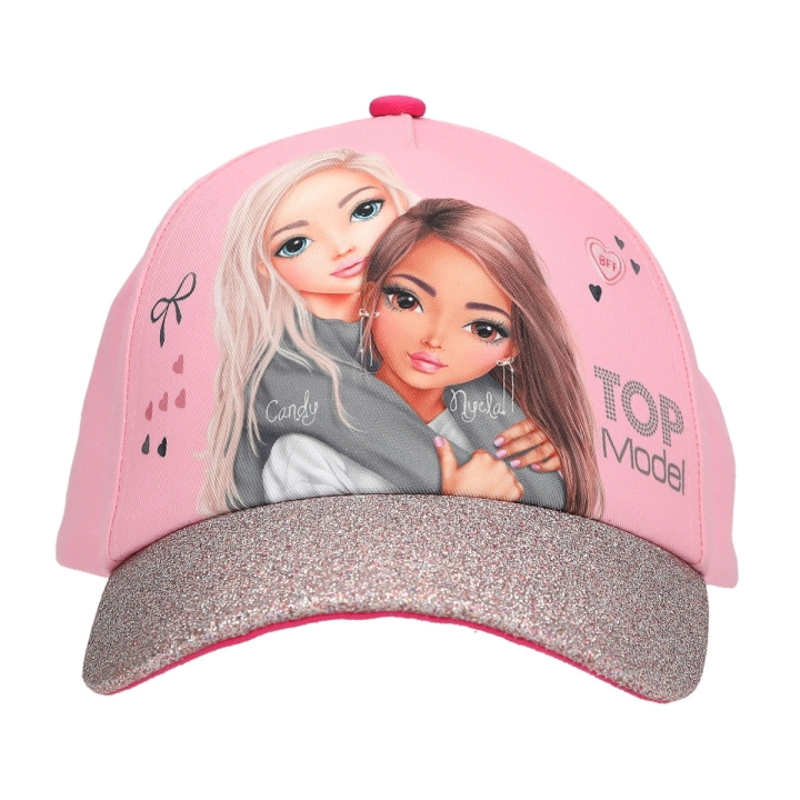 TOPModel Kasket med tryk og glitter MY BFF - Pink (413512) i gruppen SPORT, FRITID & HOBBY / Accessories / Huer & Kasketter hos TP E-commerce Nordic AB (D29813)