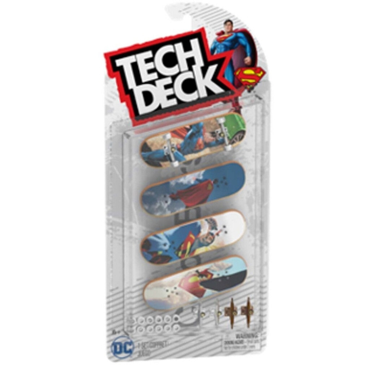 Tech Deck Skate 4 Pack Multipack - Superman (6073926) i gruppen LEGETØJ, BØRN & BABY / Legetøj / Legetøj hos TP E-commerce Nordic AB (D29831)