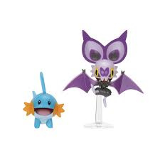 Pokémon Battle Feature-figur - Noibat & Mudkip (PKW4051) i gruppen LEGETØJ, BØRN & BABY / Legetøj / Legetøjsbiler hos TP E-commerce Nordic AB (D29834)