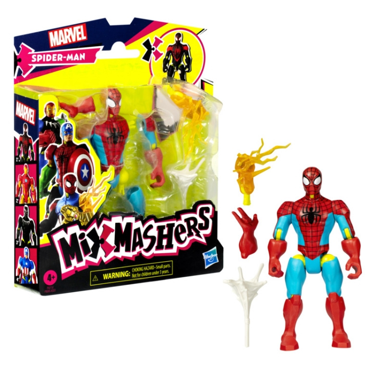 Marvel Spider-Man Mix Mashers actionfigur (F9213) i gruppen LEGETØJ, BØRN & BABY / Legetøj / Figurer, miniaturer og tilbehør hos TP E-commerce Nordic AB (D29836)
