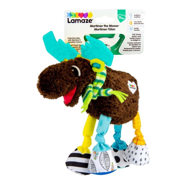Lamaze Mortimer Elgen - (941-27014) i gruppen LEGETØJ, BØRN & BABY / Babyleg (0-3 år) / Tøjdyr hos TP E-commerce Nordic AB (D29838)
