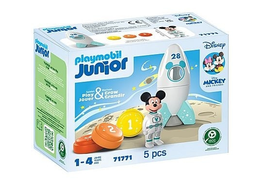 Playmobil Mickey Mouses raketeventyr i rummet (71771) i gruppen LEGETØJ, BØRN & BABY / Legetøj / Figurer, miniaturer og tilbehør hos TP E-commerce Nordic AB (D29849)