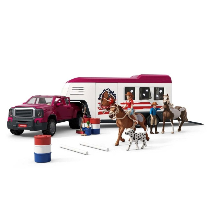 Schleich Lakeside lastbil og anhænger (42705) i gruppen LEGETØJ, BØRN & BABY / Legetøj / Legesæt hos TP E-commerce Nordic AB (D29856)