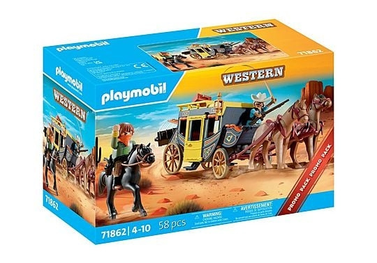 Playmobil Historie: Diligencen i det vilde vesten (71862) i gruppen LEGETØJ, BØRN & BABY / Legetøj / Legesæt hos TP E-commerce Nordic AB (D29880)