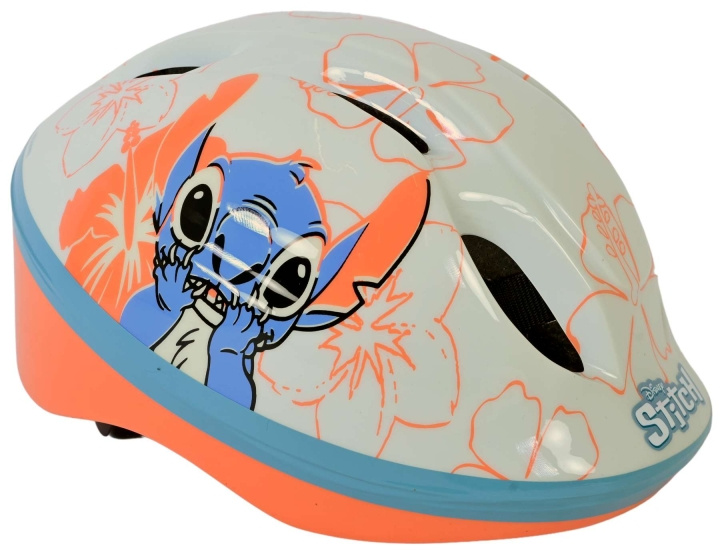 Volare Cykelhjelm 52-56 cm - Stitch (1033) i gruppen SPORT, FRITID & HOBBY / Sportsudstyr / Cykel tilbehør / Hjelme hos TP E-commerce Nordic AB (D29898)