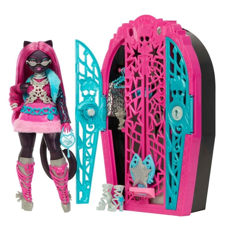 Monster High Skulltimate Secrets Catty Noir - (JBG82) i gruppen LEGETØJ, BØRN & BABY / Legetøj / Figurer, miniaturer og tilbehør hos TP E-commerce Nordic AB (D29950)