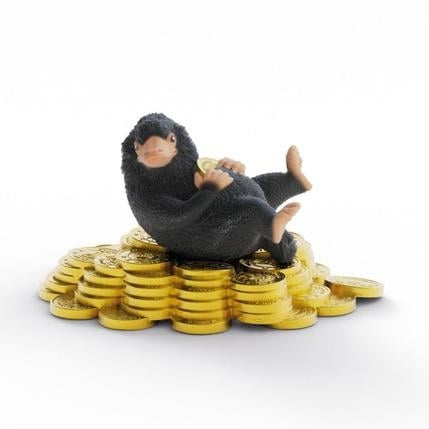 Schleich Niffler med guld (14905) i gruppen LEGETØJ, BØRN & BABY / Legetøj / Figurer, miniaturer og tilbehør hos TP E-commerce Nordic AB (D29953)
