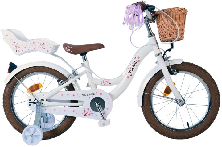 Volare Børnecykel Blossom 16 CB hvid (51653) i gruppen LEGETØJ, BØRN & BABY / Udeleg & Sport / Cykler og scootere hos TP E-commerce Nordic AB (D29966)