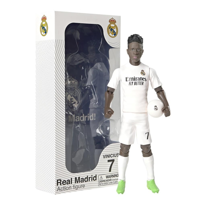 Socker Real Madrid Vinicius Junior 20 cm (83606) i gruppen LEGETØJ, BØRN & BABY / Legetøj / Figurer, miniaturer og tilbehør hos TP E-commerce Nordic AB (D29970)