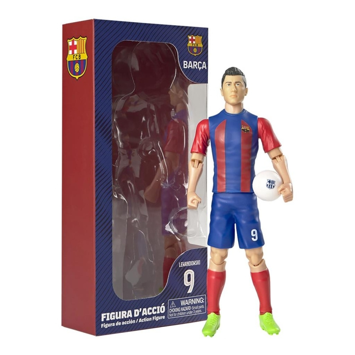 Socker FC Barcelona Robert Lewandowski 20 cm (83569) i gruppen LEGETØJ, BØRN & BABY / Legetøj / Figurer, miniaturer og tilbehør hos TP E-commerce Nordic AB (D29971)