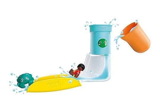 Playmobil Junior Aqua: Hæld og leg vandbeholder med rutsjebane (71775) i gruppen LEGETØJ, BØRN & BABY / Legetøj / Legesæt hos TP E-commerce Nordic AB (D30002)