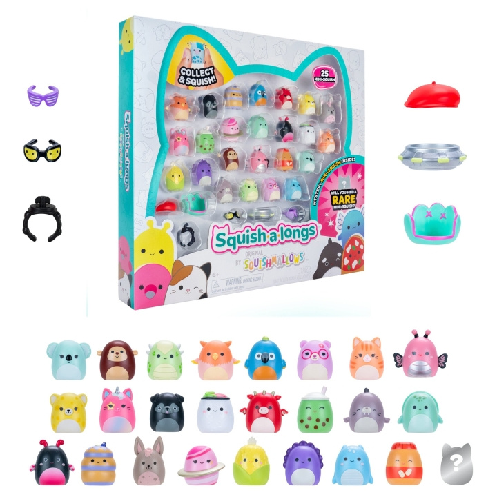 Squishalongs 2,5 cm 25 pakke Style 1 S3 (2520235) i gruppen LEGETØJ, BØRN & BABY / Legetøj / Figurer, miniaturer og tilbehør hos TP E-commerce Nordic AB (D30005)