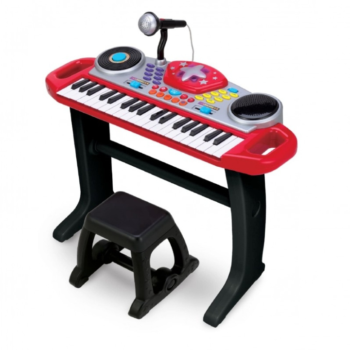 WINFUN Keyboard Rockstar-sæt (02068A) i gruppen LEGETØJ, BØRN & BABY / Musik, sang og billede / Instrumenter hos TP E-commerce Nordic AB (D30012)
