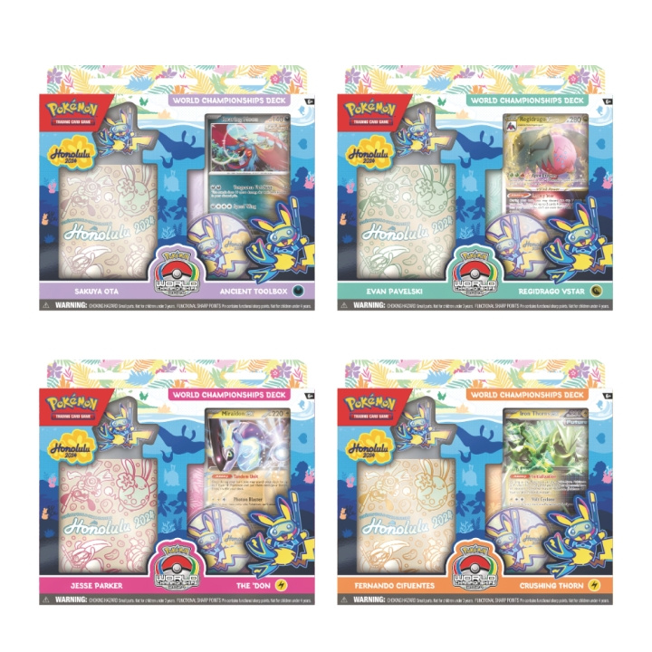 Pokémon Kortspil til verdensmesterskaberne (POK10166) i gruppen LEGETØJ, BØRN & BABY / Spil / Kortspil hos TP E-commerce Nordic AB (D30018)