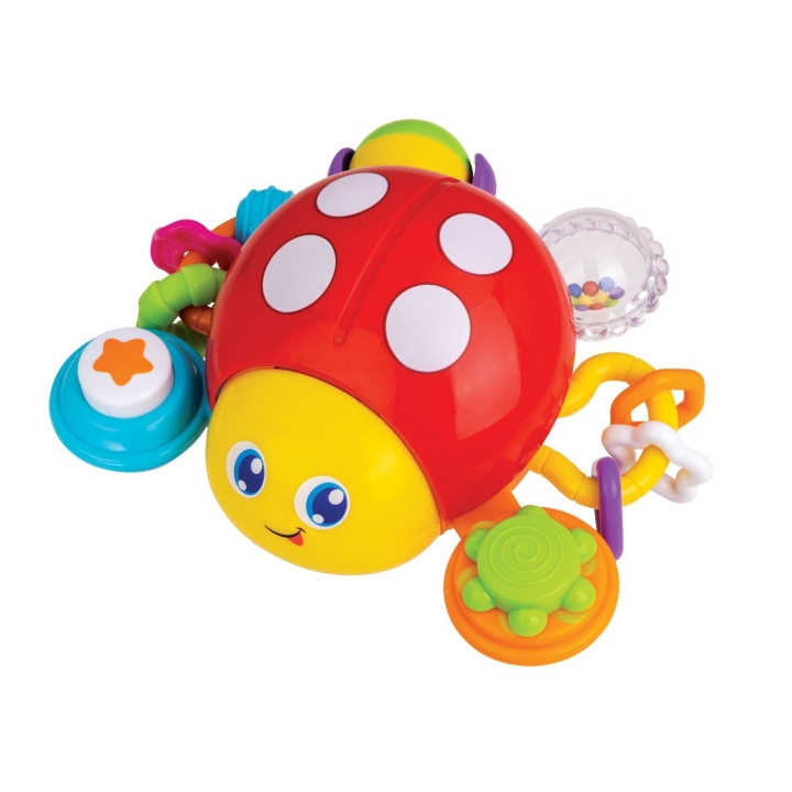 WINFUN Press \'N Go Activity Mariehøne (000720) i gruppen LEGETØJ, BØRN & BABY / Babyleg (0-3 år) / Aktivitetslegetøj hos TP E-commerce Nordic AB (D30024)