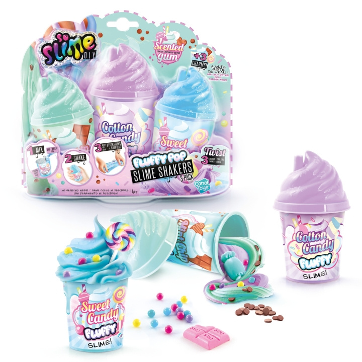So Slime Slime Shaker Fluffy 3-pak (1101-0) i gruppen LEGETØJ, BØRN & BABY / Legetøj / Hobbyartikler hos TP E-commerce Nordic AB (D30048)