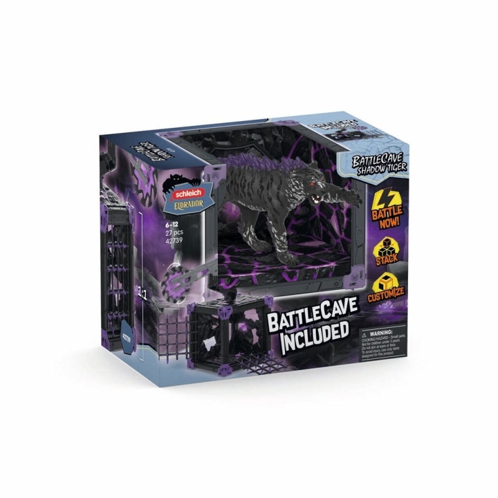 Schleich BattleCave Skyggetiger (42739) i gruppen LEGETØJ, BØRN & BABY / Legetøj / Figurer, miniaturer og tilbehør hos TP E-commerce Nordic AB (D30065)