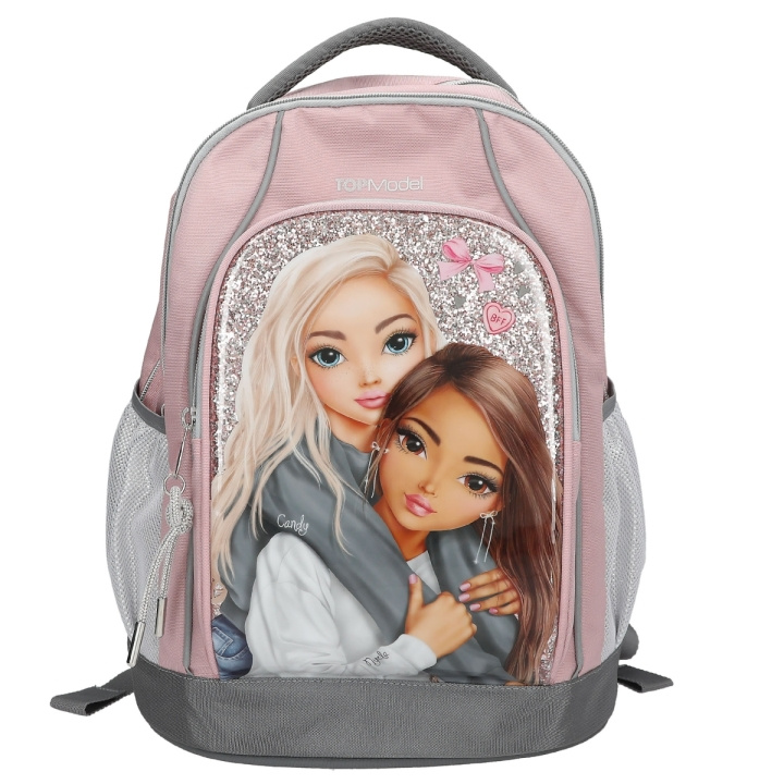TOPModel Skolerygsæk MY BFF - pink og grå - 40 x 30 x 19 cm (413316) i gruppen LEGETØJ, BØRN & BABY / Rejse / Børnetasker / Rygsække hos TP E-commerce Nordic AB (D30071)