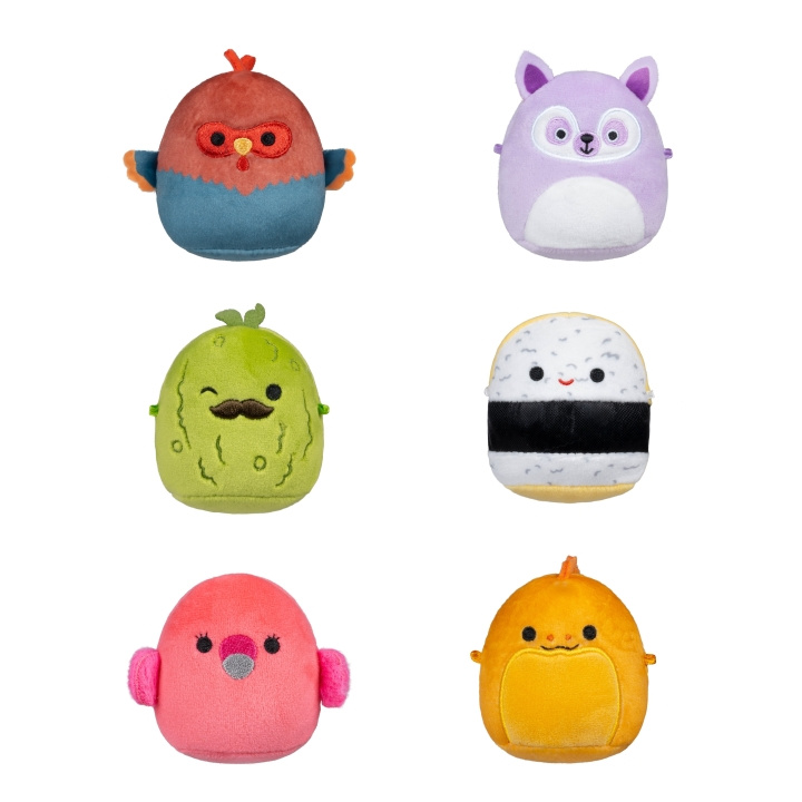 Micromallows 6 cm 6-pak plys S2 - Charles, Onel, Mo, Cookie, Reed og Layla i gruppen LEGETØJ, BØRN & BABY / Babyleg (0-3 år) / Tøjdyr hos TP E-commerce Nordic AB (D30073)