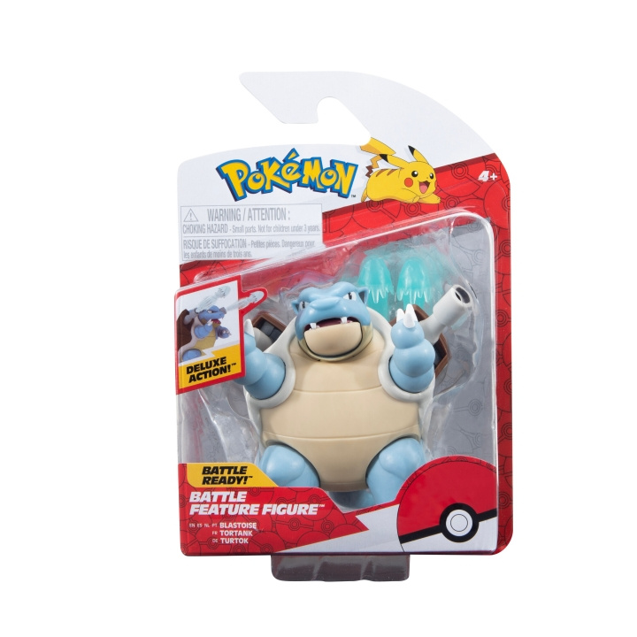 Pokémon Battle Feature-figur Blastoise (PKW3035) i gruppen LEGETØJ, BØRN & BABY / Legetøj / Figurer, miniaturer og tilbehør hos TP E-commerce Nordic AB (D30113)
