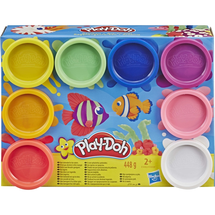 Play Doh Play-Doh - 8 pakker (E5044) i gruppen LEGETØJ, BØRN & BABY / Legetøj / Figurer, miniaturer og tilbehør hos TP E-commerce Nordic AB (D30127)