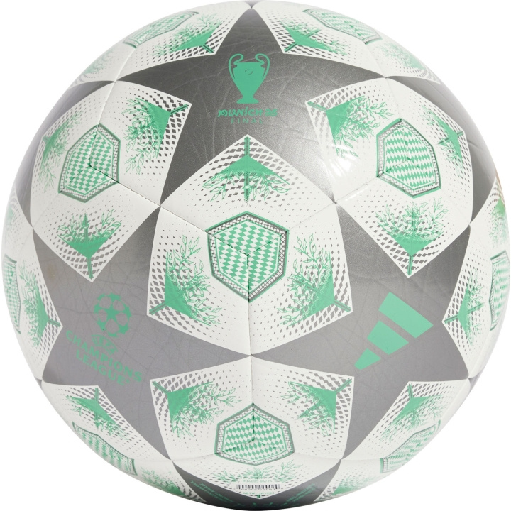 Adidas UEFA Champions League fodbold størrelse 5 - sølv/grøn i gruppen LEGETØJ, BØRN & BABY / Udeleg & Sport / Sport og spil hos TP E-commerce Nordic AB (D30131)