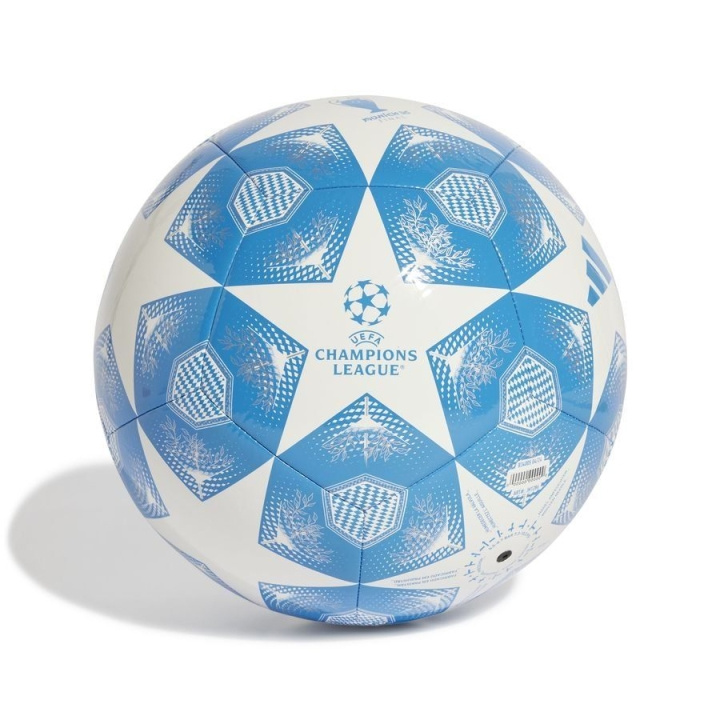 Adidas UEFA Champions League fodbold størrelse 5 - blå/hvid/sølv i gruppen LEGETØJ, BØRN & BABY / Udeleg & Sport / Sport og spil hos TP E-commerce Nordic AB (D30132)