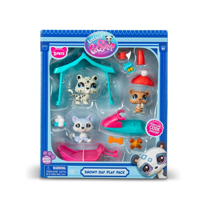 Littlest Pet Shop Snowy Day Play Pk (00534) i gruppen LEGETØJ, BØRN & BABY / Legetøj / Legesæt hos TP E-commerce Nordic AB (D30135)