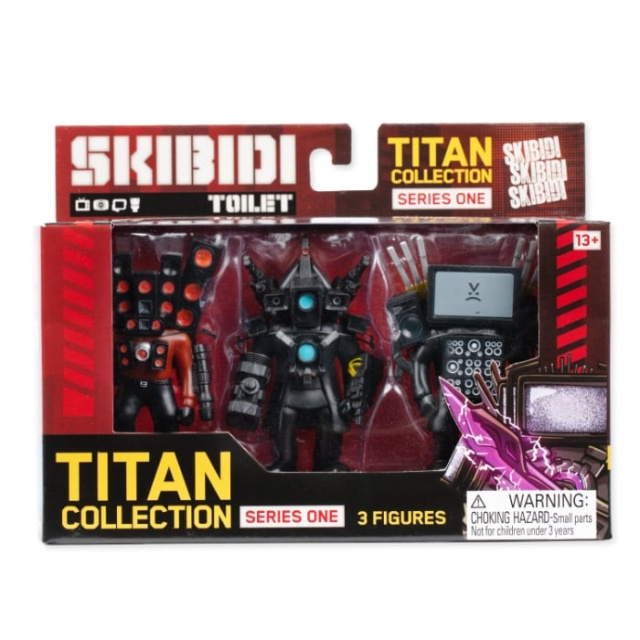 Skibidi Toilet Skibidi - Toilet Titan 3-pak - (13003) i gruppen LEGETØJ, BØRN & BABY / Legetøj / Figurer, miniaturer og tilbehør hos TP E-commerce Nordic AB (D30137)