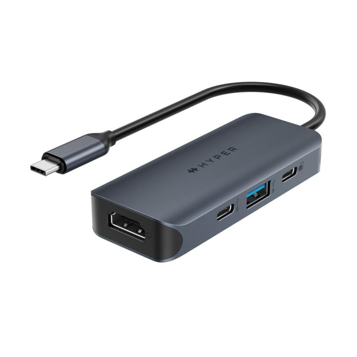 Targus Hyper - HyperDrive EcoSmart4 Port USB-C Hub Gen.2 i gruppen COMPUTERTILBEHØR / Computer Tilbehør / USB-hubs hos TP E-commerce Nordic AB (D30149)