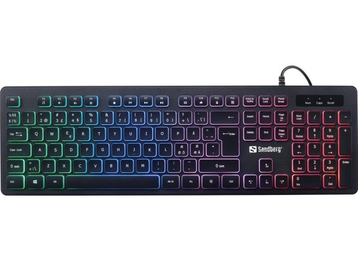 Sandberg Gamer-tastatur Stealth NORDIC i gruppen COMPUTERTILBEHØR / GAMING / Tastatur hos TP E-commerce Nordic AB (D30151)