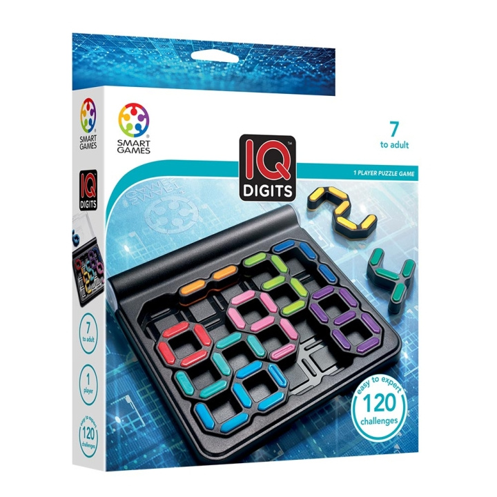 Smart Games IQ Digits (Nordisk) (SG2404) i gruppen LEGETØJ, BØRN & BABY / Spil / Brætspil hos TP E-commerce Nordic AB (D30176)