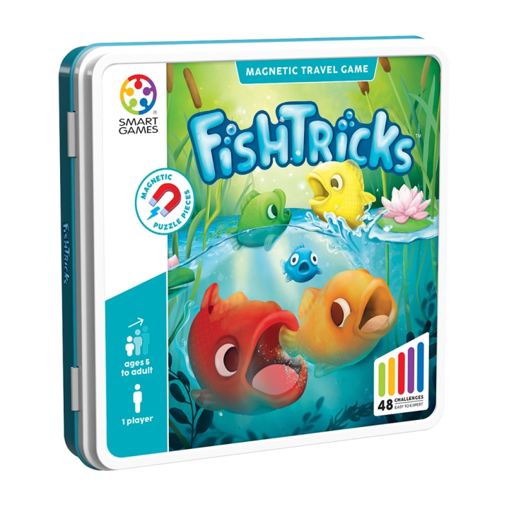 Smart Games: Magnetisk rejsedåse - FishTricks (Nordic) (SG2653) i gruppen LEGETØJ, BØRN & BABY / Spil / Brætspil hos TP E-commerce Nordic AB (D30204)