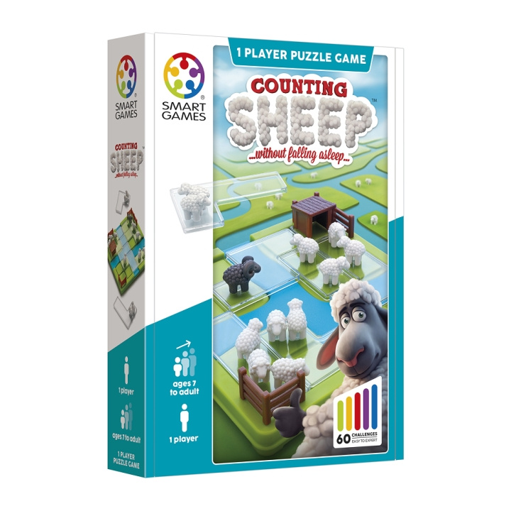 Smart Games: At tælle får (Nordisk) (SG2673) i gruppen LEGETØJ, BØRN & BABY / Spil / Brætspil hos TP E-commerce Nordic AB (D30205)